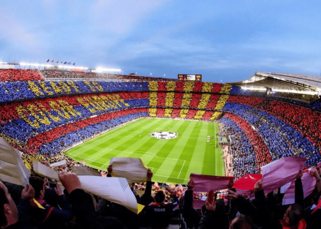 Camp Nou Stadion Ikonik di Barcelona, Spanyol