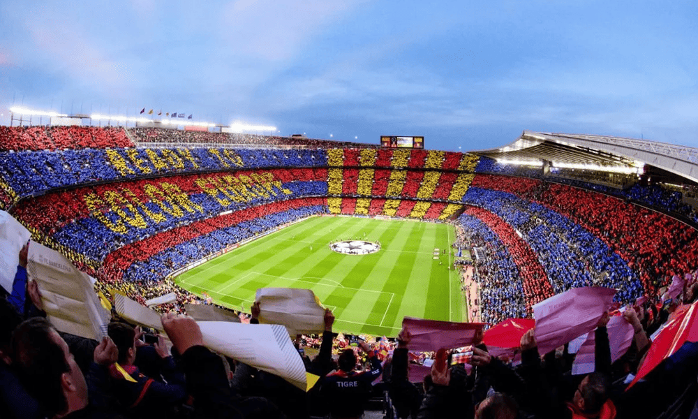 Camp Nou Stadion Ikonik di Barcelona, Spanyol