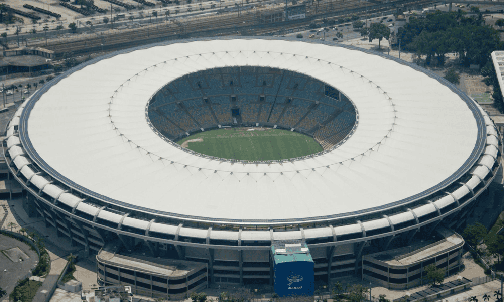 Maracanã Stadium Ikon Sepak Bola di Rio de Janeiro, Brasil